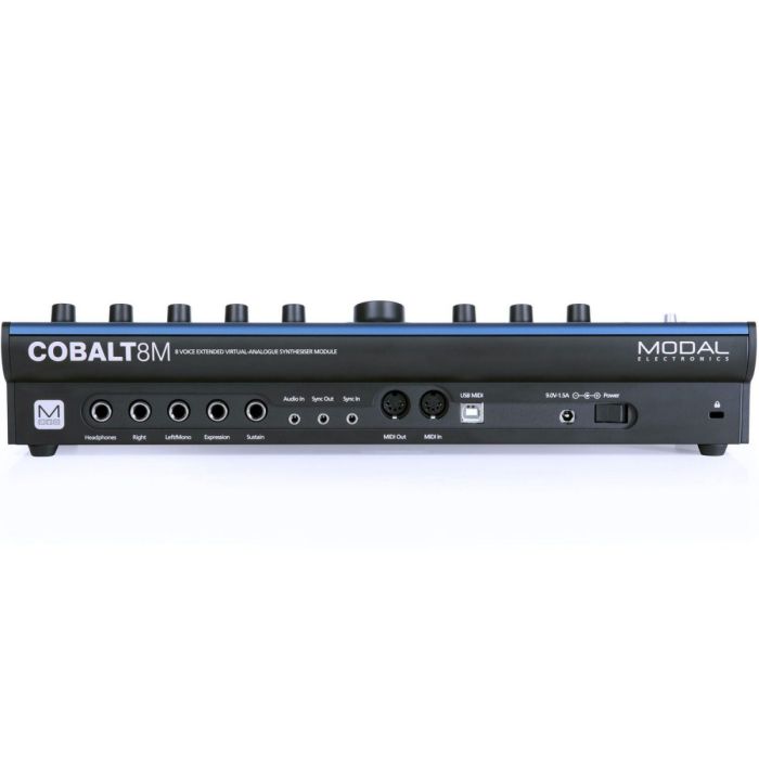 Modal Cobalt 8M 8 Voice Extended Virtual-Analogue Synthesizer back panel