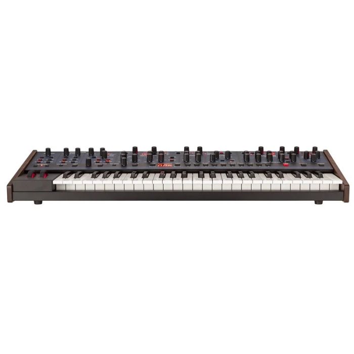 Flat view of the Sequential OB-6 Keyboard Synthesizer
