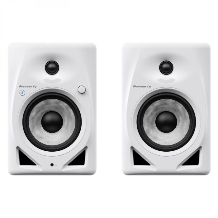 Overview of the Pioneer DJ DM-50D-BT Bluetooth Monitor Speakers, White