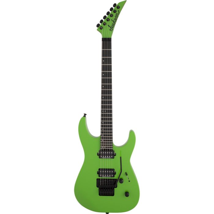 Jackson Pro Dinky DK2 Guitar, Slime Green front view