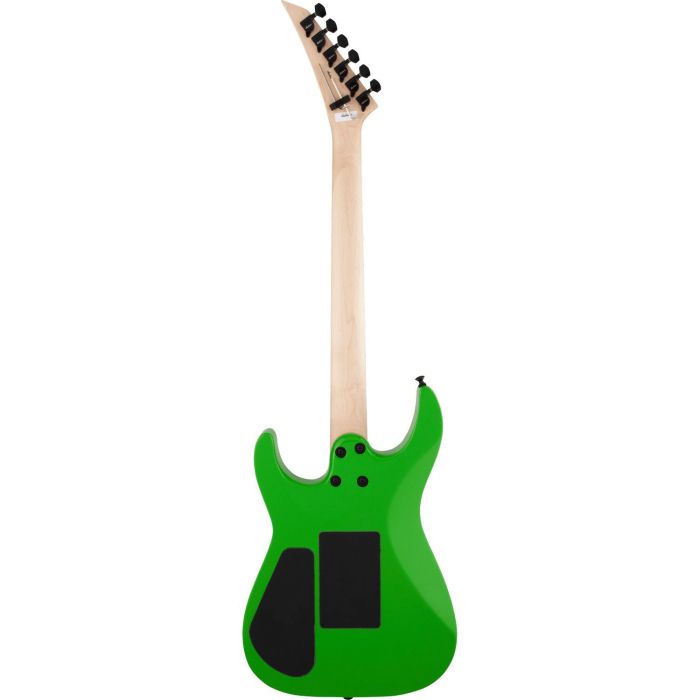 Jackson Pro Dinky DK2 Guitar, Slime Green rear view