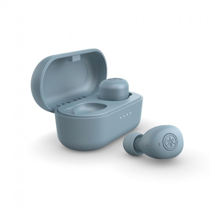 In Case view of the Yamaha TW-E3B Blue Wireless Earphones