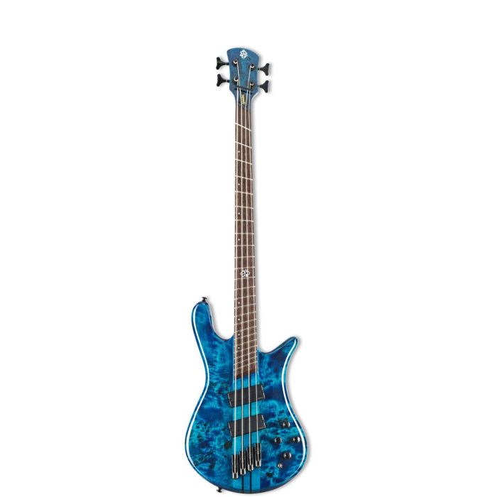 Spector NS Dimension 4 MS Bass, Black and Blue front view