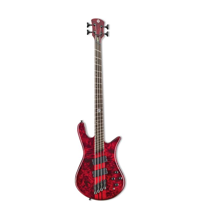 Spector NS Dimension 4 MS Bass, Inferno Red front view
