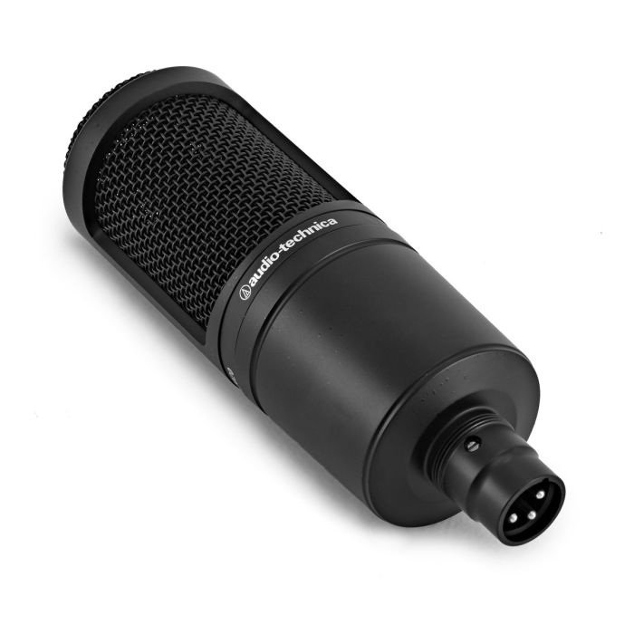 Bottom view of the Audio Technica AT2020 Cardioid Condenser Microphone