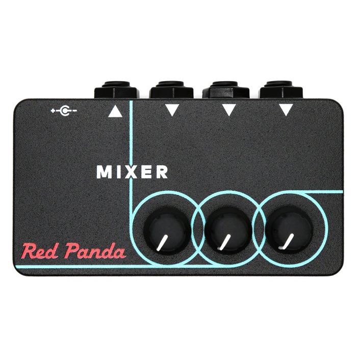 Red Panda Bit Mixer Pedal Board top view