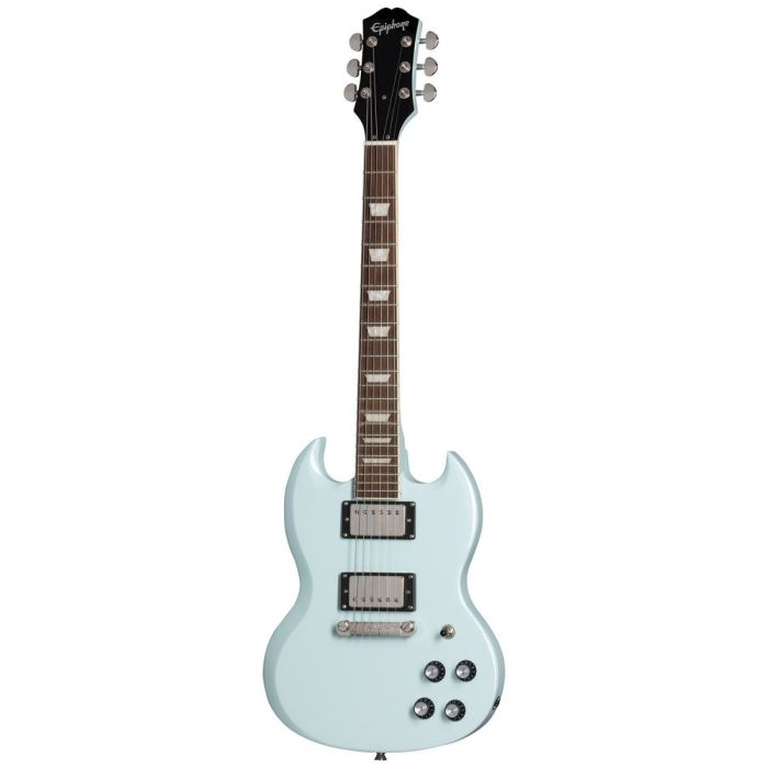 Epiphone Power Players SG Ice Blue, front view