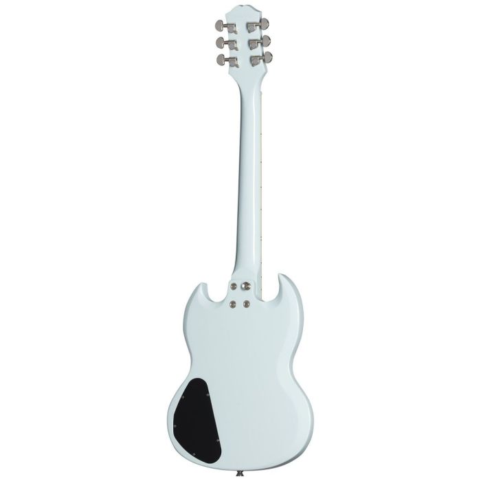 Epiphone Power Players SG Ice Blue, rear view