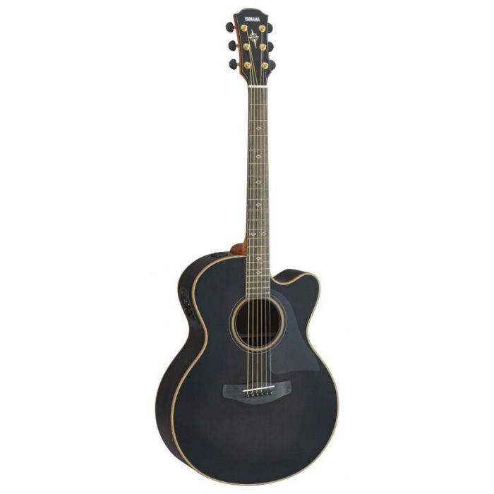 Yamaha CPX1200 MKII Electro Acoustic Guitar in Black front view
