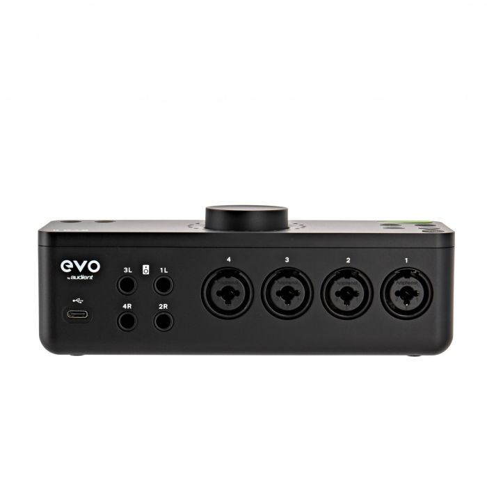 Back view of the EVO By Audient EVO 8 USB Audio Interface