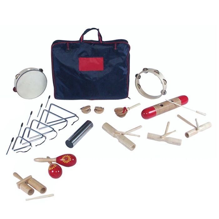PP World Latin Percussion Set w/ Carry Bag
