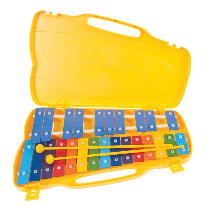 PP G5-G7 25 Note Glockenspiel Coloured Keys