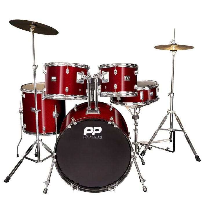 PP 5PC Fusion Drumkit Wine Red