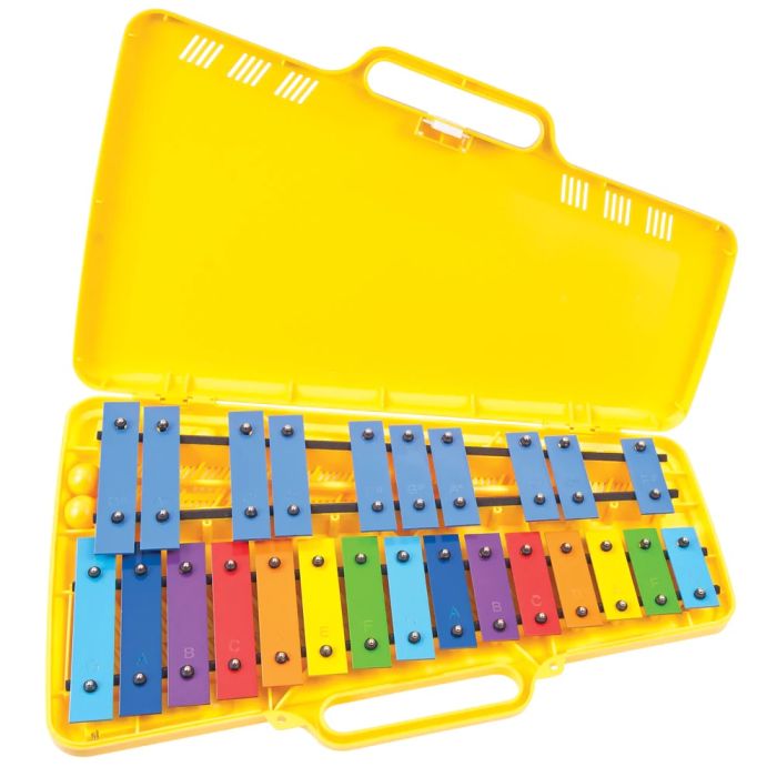Angel 25 Note Glockenspiel Coloured Keys