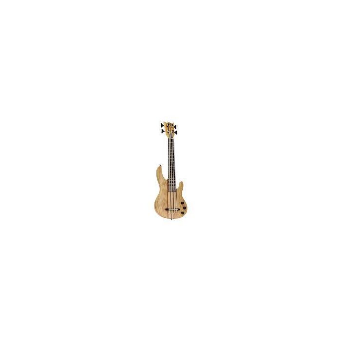 Overview of the Mahalo Solid Electric Bass Ukulele, Natural, Bag