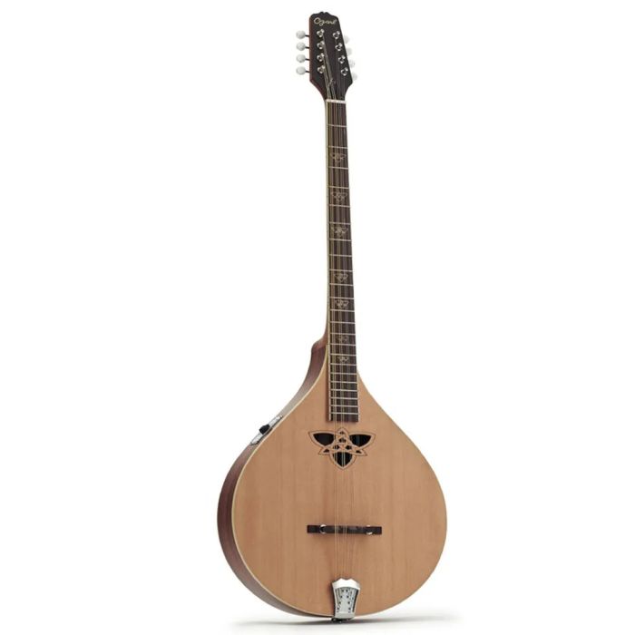 Overview of the Ozark Flat Back Bouzouki Celtic Model Electric With Gigbag