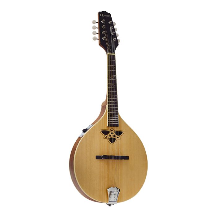 Overview of the Ozark Fingerboard Mandolin Celtic Model Electric With Gig Bag
