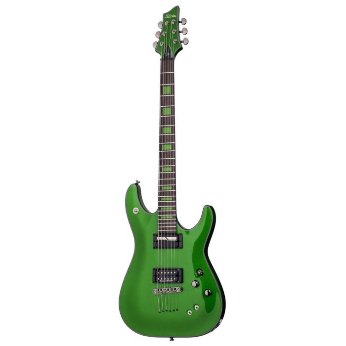 Schecter Kenny Hickey C-1 EX S Steele Green front view
