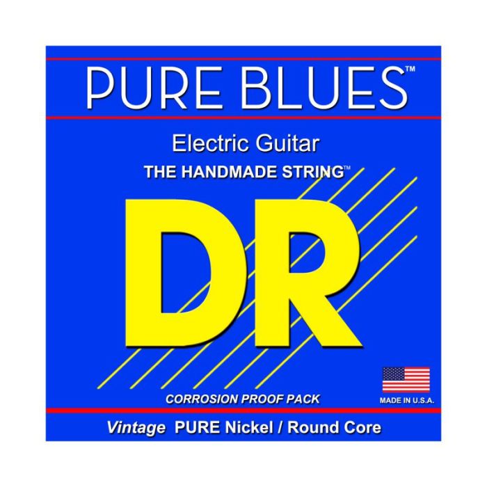 Dr Strings Phr 9 Pure Blues Electric Light 9 42, front of pack