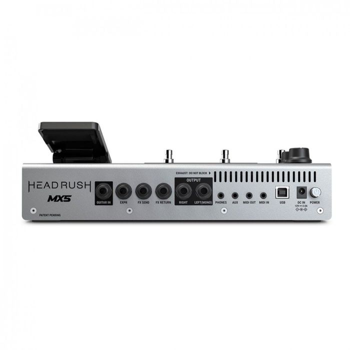 Headrush MX5 Silver Guitar FX and Amp Modeling Processor rear-panel inputs