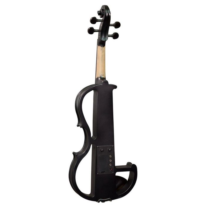 Hidersine Electric Violin Outfit Black, rear view