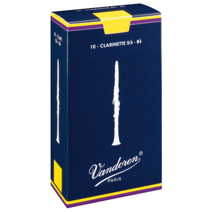 Vandoren Reeds Clarinet Bb 2.5 Traditional (10 BOX)