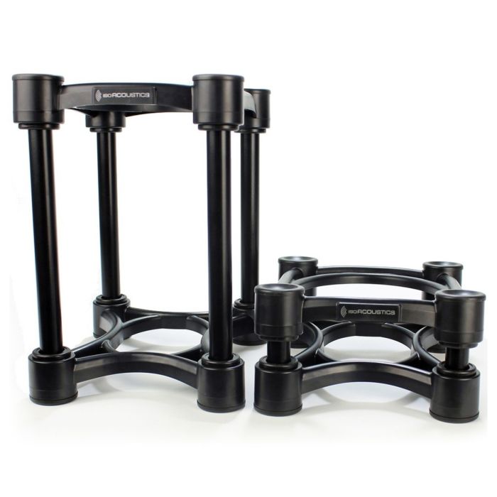 Overview of the IsoAcoustics 130 Stands Pair Black
