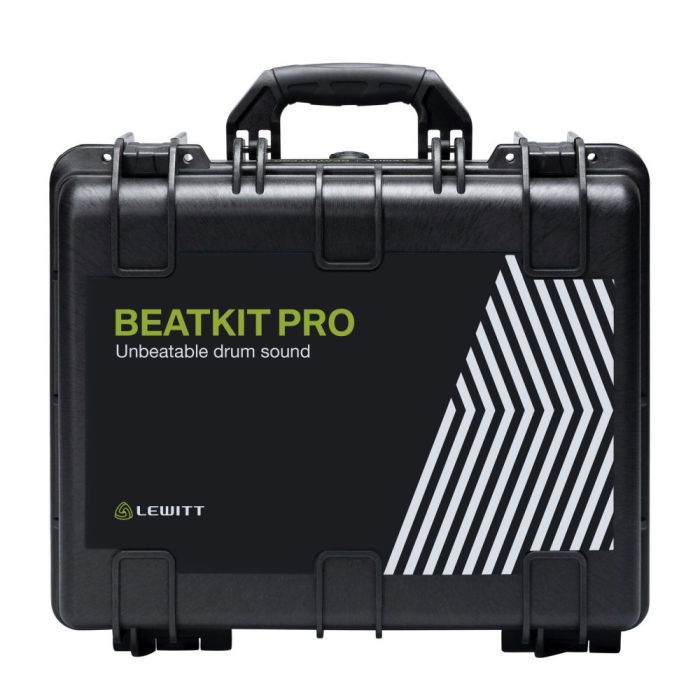 View of the case included with the Lewitt BEATKIT PRO 7 Piece Drum Microphone Kit