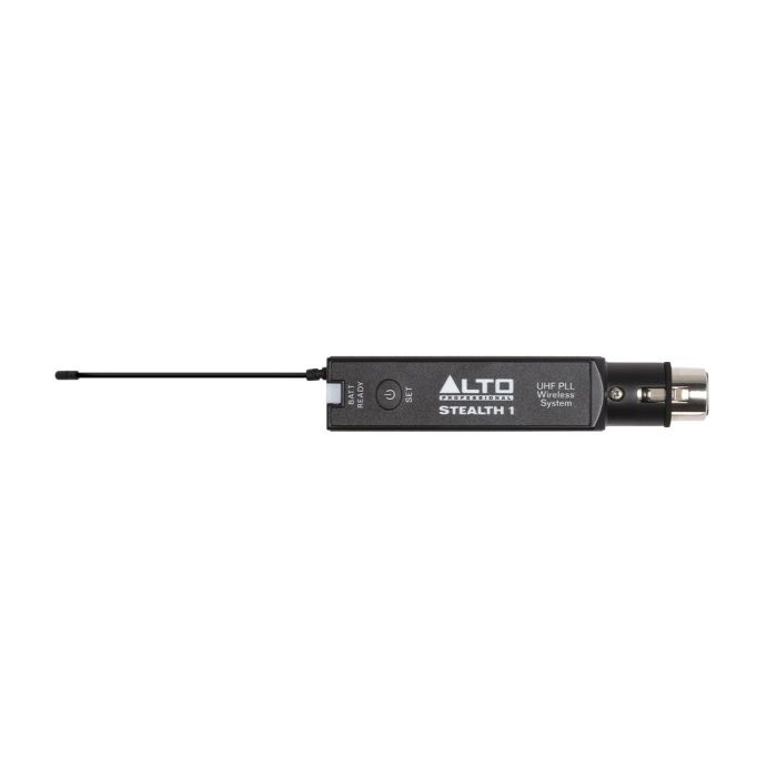 Front view of the Alto Stealth One UHF Wireless Audio Transmitter And Receiver