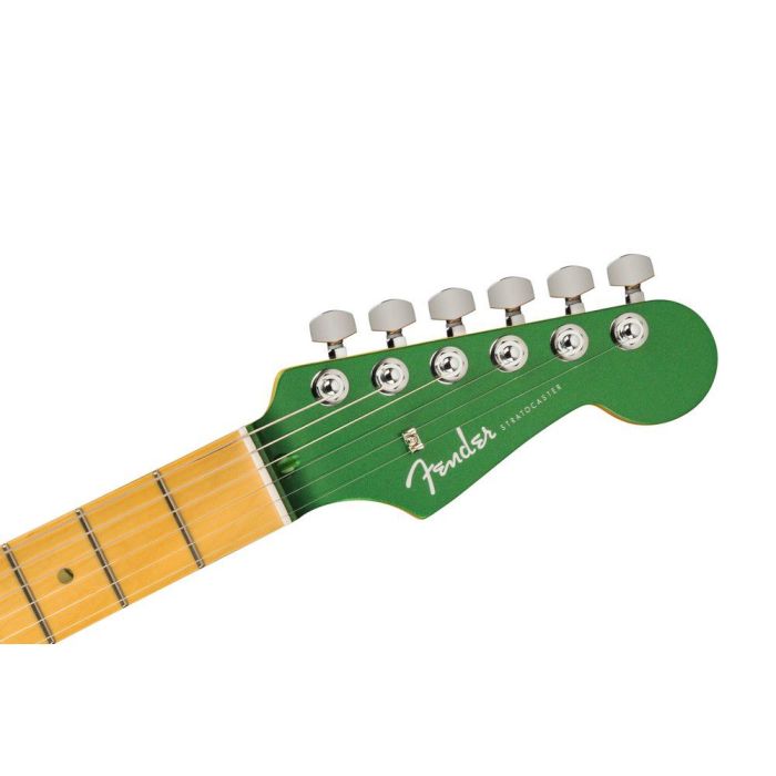 Fender Aerodyne Special Stratocaster HSS Speed Green Metallic, headstock front