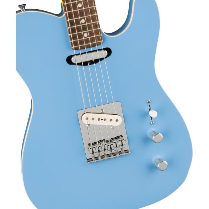 Fender Aerodyne Special Telecaster California Blue, body closeup