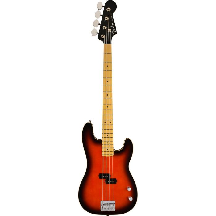Fender Aerodyne Special Precision Bass Hot Red Burst, front view