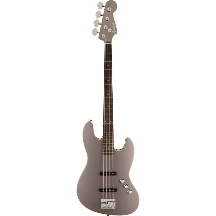 Fender Aerodyne Special Jazz Bass Dolphin Gray Metallic, front view