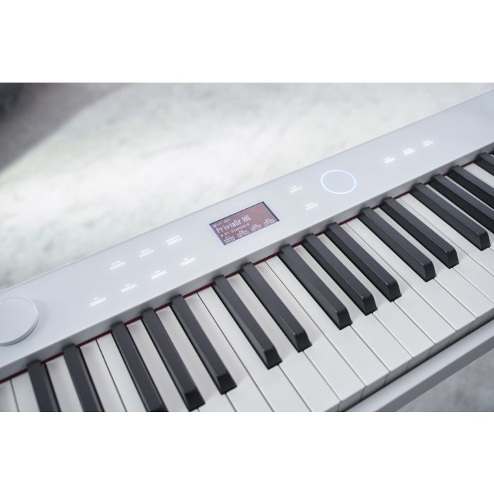 Keys Close up of the Casio PX-S7000 Digital Piano White