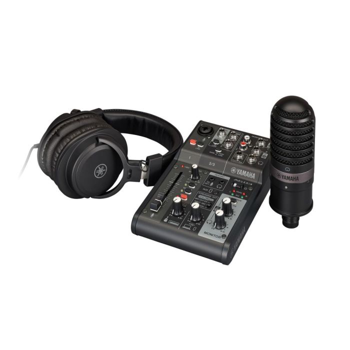Overview of the Yamaha AG03MK2 LSPK Live Streaming Pack, Black