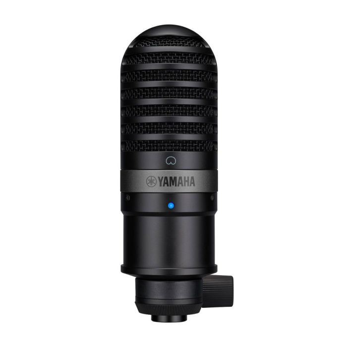 View of the YMC01 Microphone in the Yamaha AG03MK2 LSPK Live Streaming Pack, Black