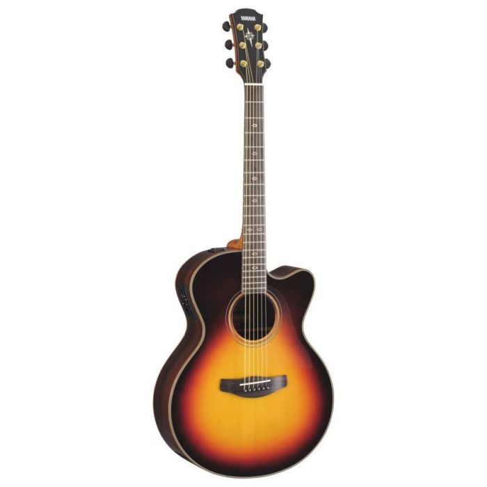 Yamaha Cpx1200 Ii Electro Acoustic Guitar Violin Sunburst, front view