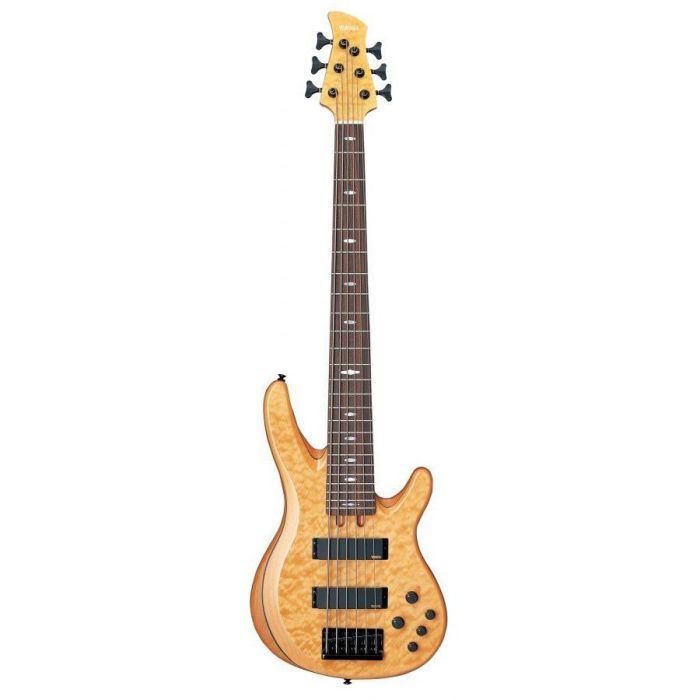 Yamaha Trb1006jnt 6 String Electric Bass Guitar Natural, front view