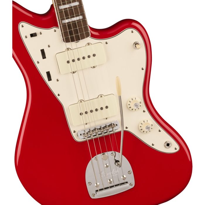 Fender American Vintage Ii 66 Jazzmaster Rw Dokota Red, body closeup