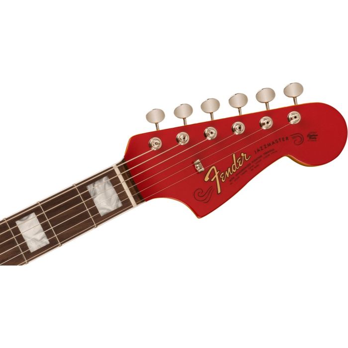Fender American Vintage Ii 66 Jazzmaster Rw Dokota Red, headstock front