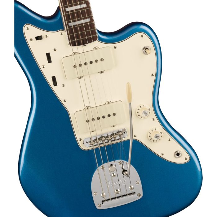 Fender American Vintage Ii 66 Jazzmaster Rw Lake Placid Blue, body closeup