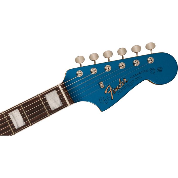 Fender American Vintage Ii 66 Jazzmaster Rw Lake Placid Blue, headstock front