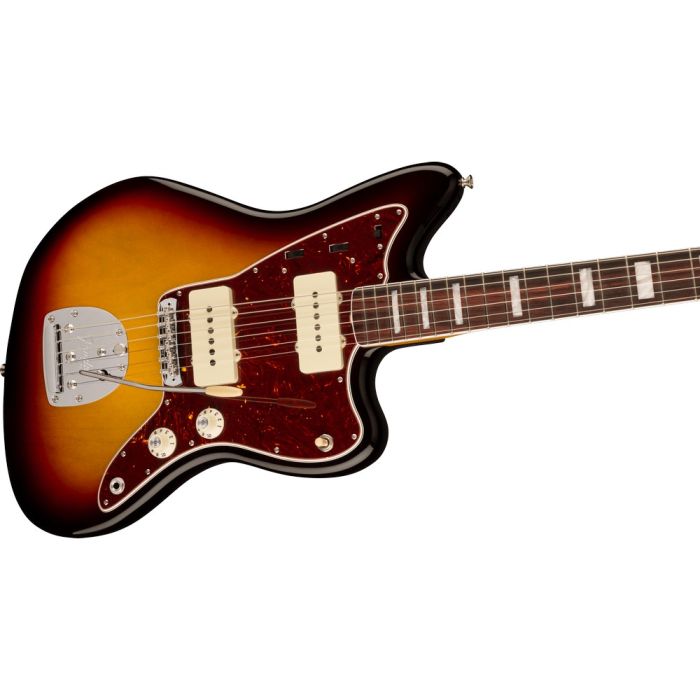 Fender American Vintage Ii 66 Jazzmaster Rw 3 Tone Sunburst, angled view