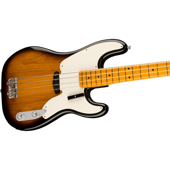 Fender American Vintage Ii 54 P Bass Mn 2 Tone Sunburst, angled view