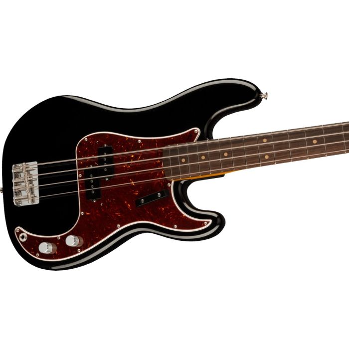 Fender American Vintage Ii 60 P Bass Rw Black, angled view