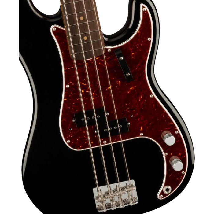 Fender American Vintage Ii 60 P Bass Rw Black, body closeup
