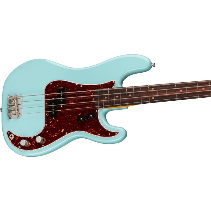 Fender American Vintage Ii 60 P Bass Rw Daphne Blue, angled view