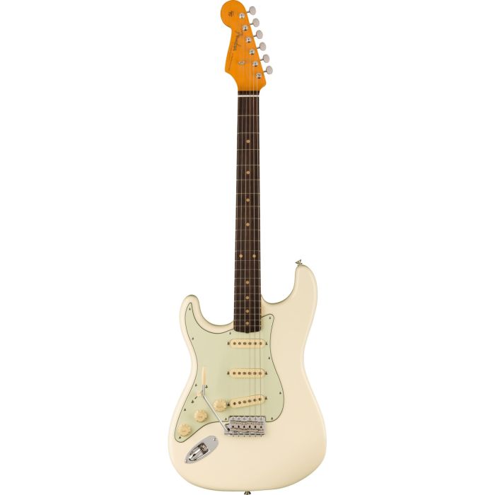 Fender American Vintage Ii 61 Strat Lh Rw Olympic White, front view