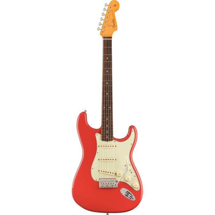 Fender American Vintage Ii 61 Strat Rw Fiesta Red, front view