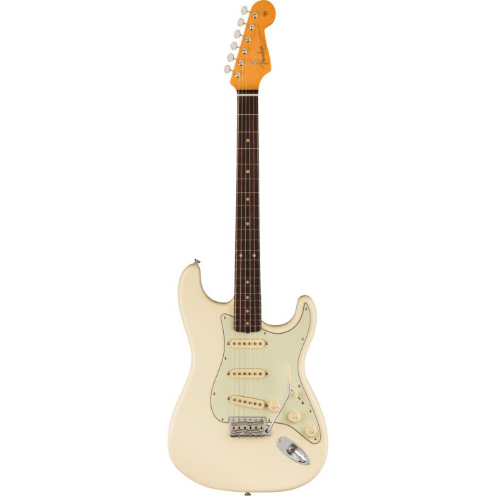 Fender American Vintage Ii 61 Strat Rw Olympic White, front view